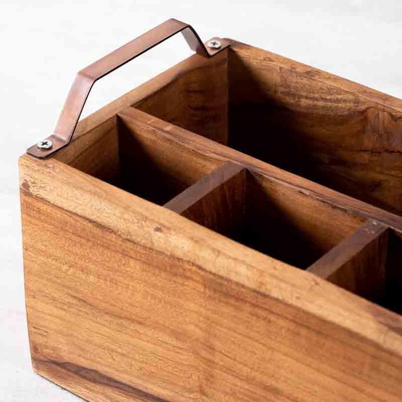 Buy Cedar Cutlery Holder - Bronze Cutlery Stand from Vaaree