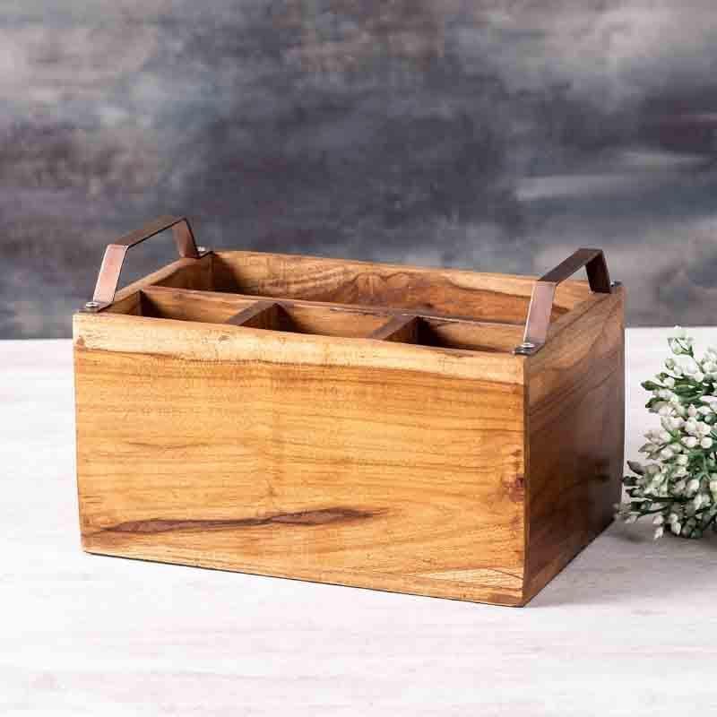 Buy Cedar Cutlery Holder - Bronze Cutlery Stand from Vaaree