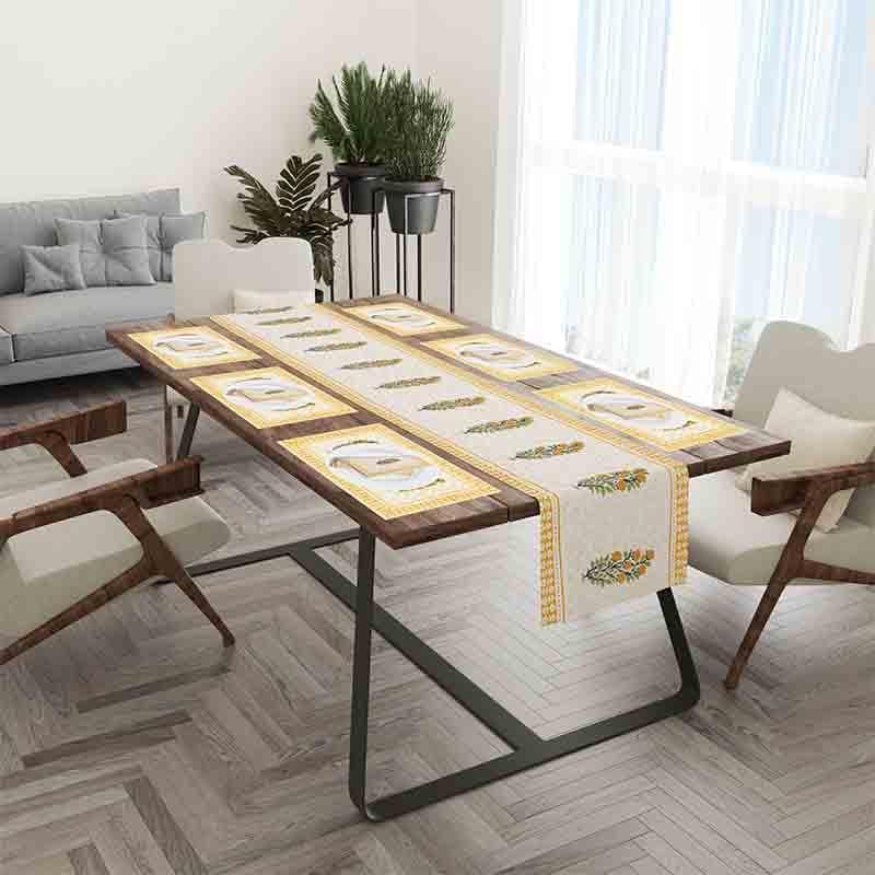 Buy Genda Phool Table Set Dining Mat Set from Vaaree