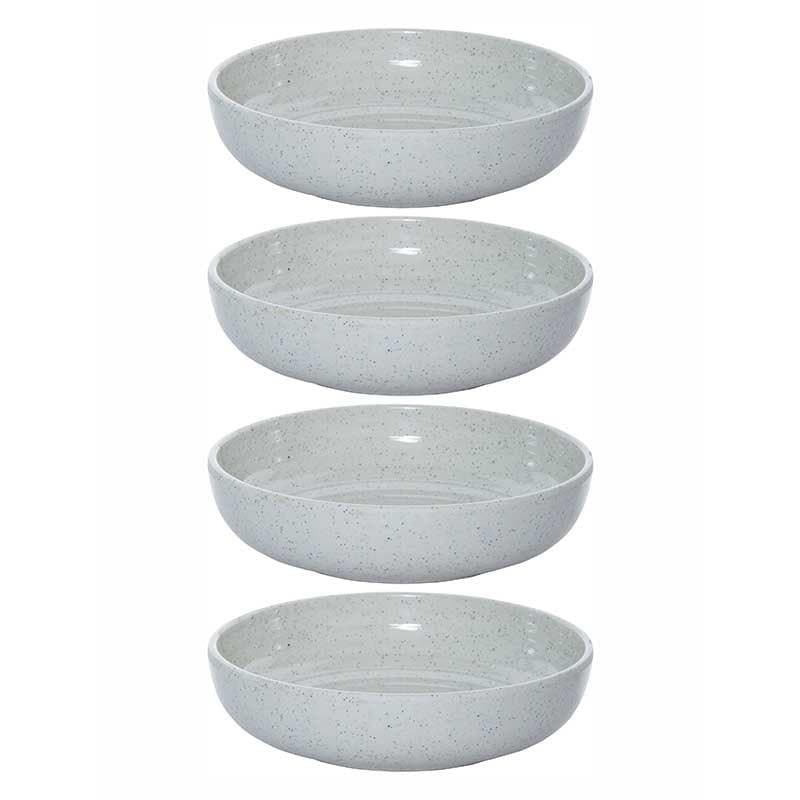 Buy Frieda Melamine Plate - White - Set of Four Dinner Plate from Vaaree