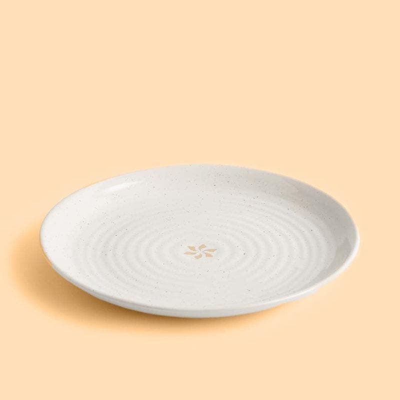 Buy Ganga Dinner Plate (Ivory) Dinner Plate from Vaaree