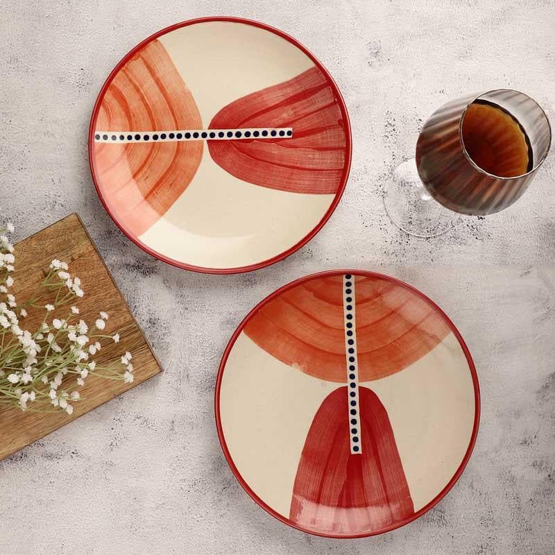 Dinner Plate - Modern Art Dinner Plate - Set Of Two