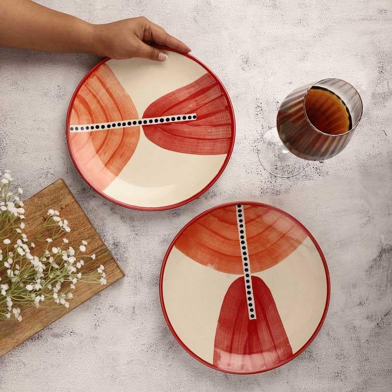 Dinner Plate - Modern Art Dinner Plate - Set Of Two