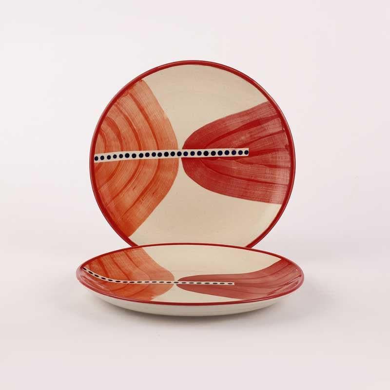 Dinner Plate - Modern Art Dinner Plate - Set Of Two