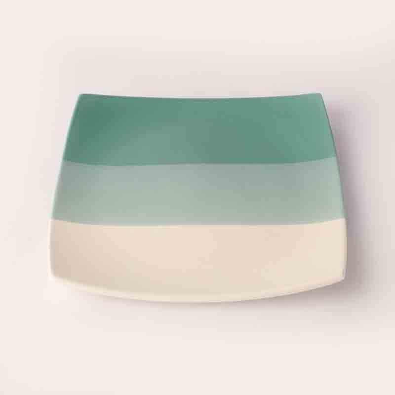 Dinner Plate - Ombre Square Plate - Set Of Two