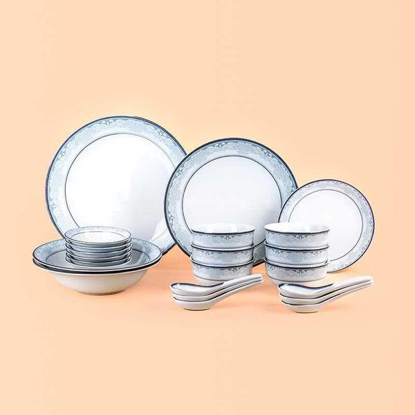 Dinner Set - Classic Modern Dinner Set - 33 Piece Set