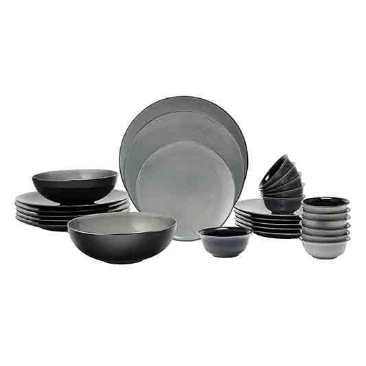 Dinner Set - Moon Struck Dinner Set - 33 Piece Set