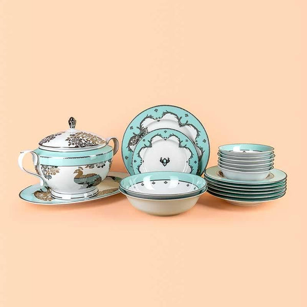 Buy Plume Dinner Set - 28 Piece Set Dinner Set from Vaaree