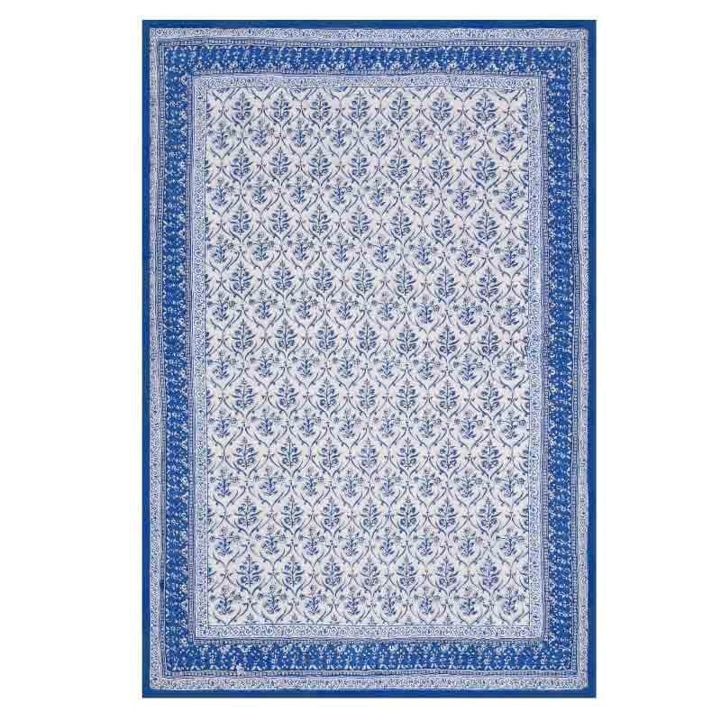 Buy Bouquet Butta Printed Razai - Blue Dohars from Vaaree