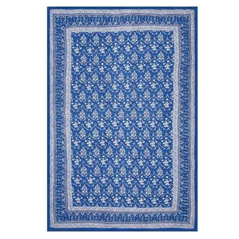 Buy Bouquet Butta Printed Razai - Blue Dohars from Vaaree