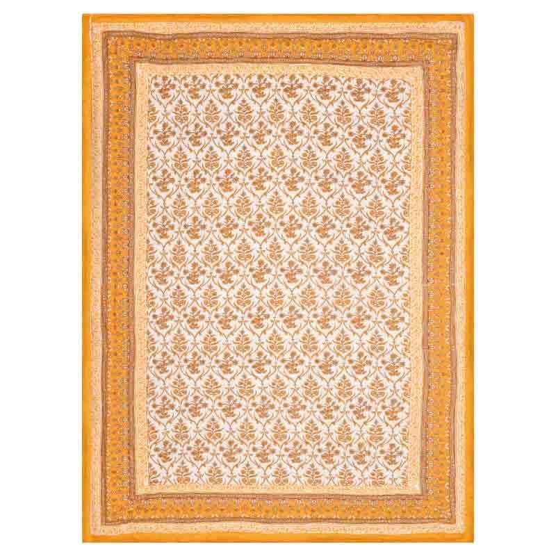 Buy Bouquet Butta Printed Razai - Orange Dohars from Vaaree