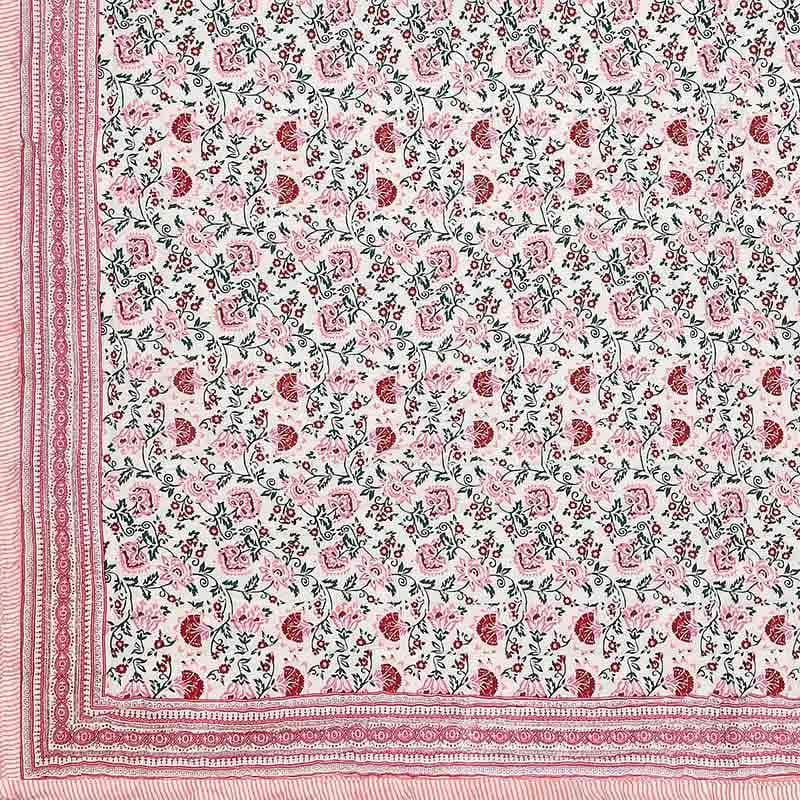 Buy Gulabo Printed Razai - Pink Dohars from Vaaree