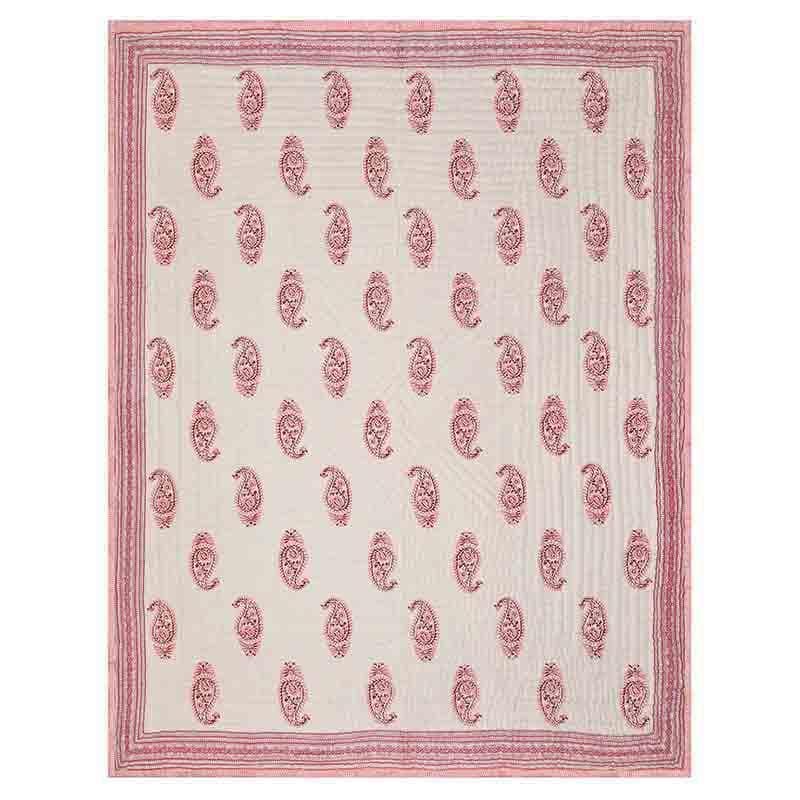 Buy Gulabo Printed Razai - Pink Dohars from Vaaree