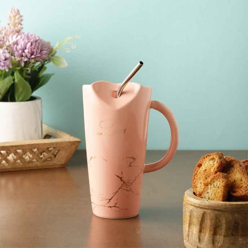 Buy Pinky Promise Straw Mug Sipper from Vaaree