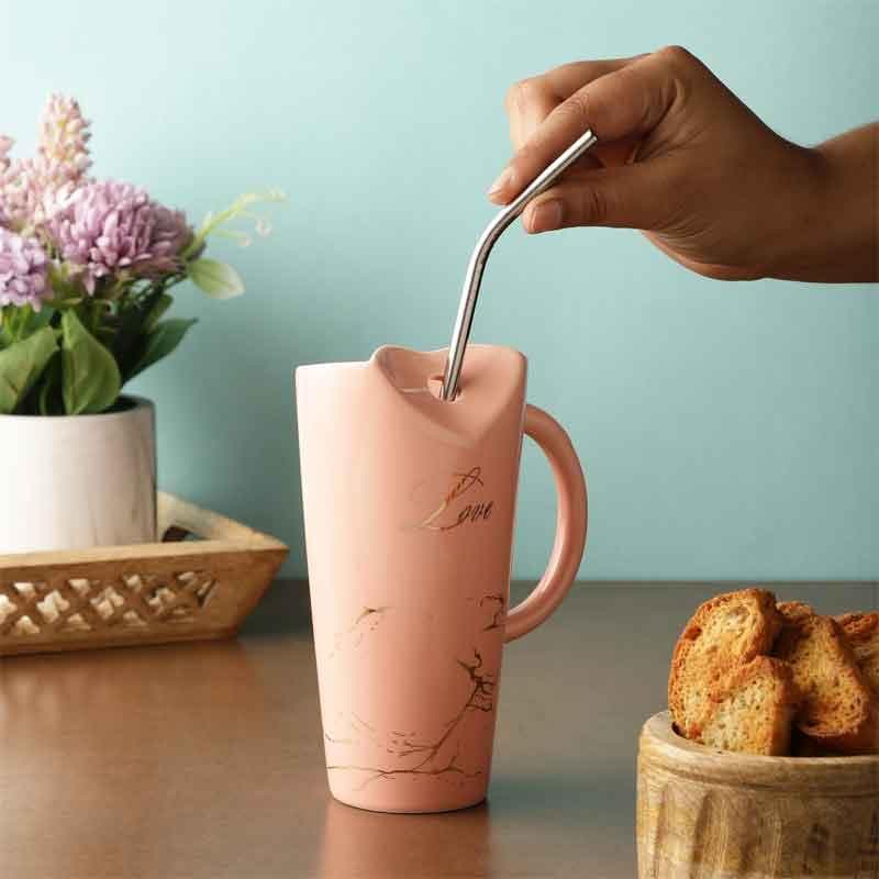 Buy Pinky Promise Straw Mug Sipper from Vaaree