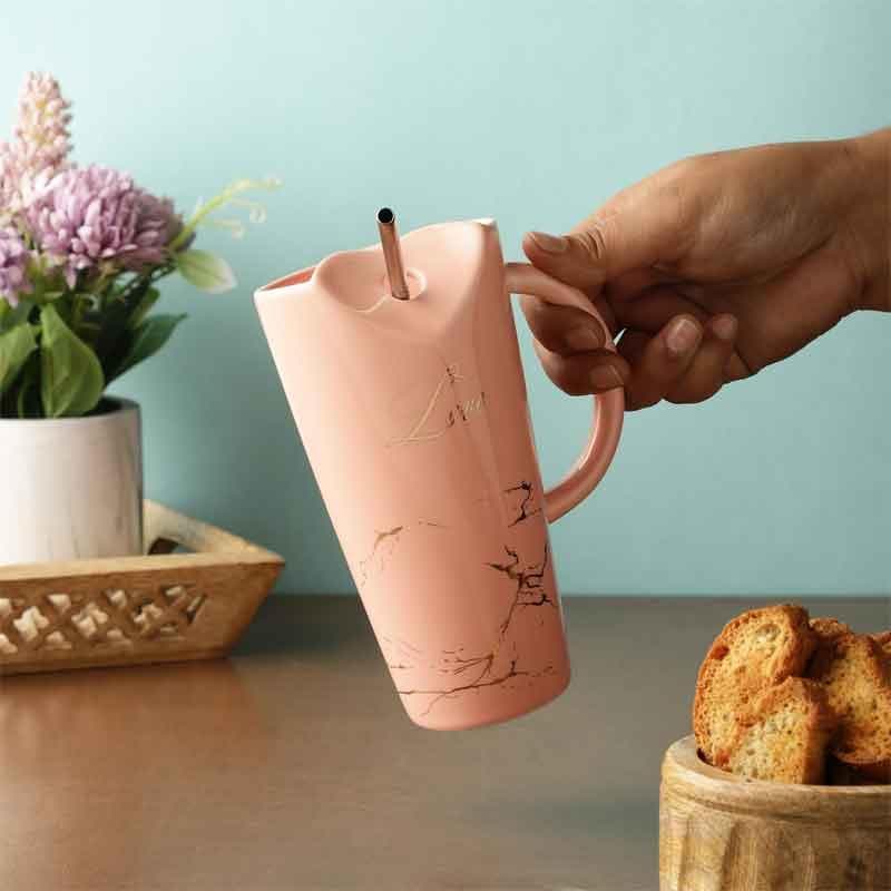 Buy Pinky Promise Straw Mug Sipper from Vaaree