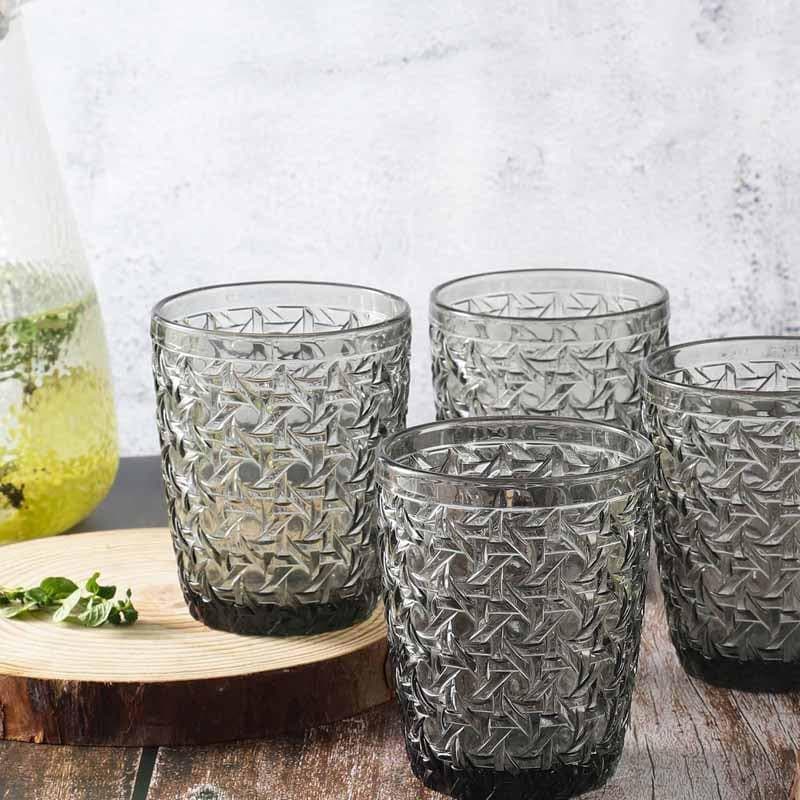 Buy Elixir Glass (200 ml ) - Set Of Four Drinking & Juice Glasses from Vaaree