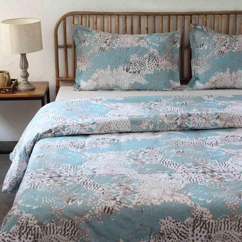 Buy Mashak Duvet Cover - Blue Duvet Covers from Vaaree