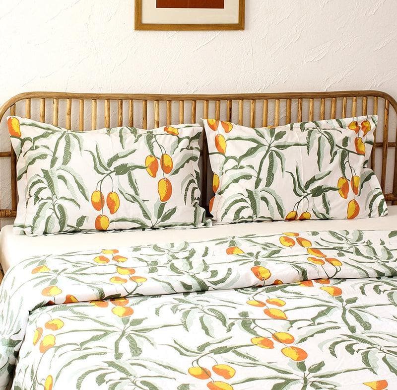 Buy Amra Duvet Cover - Rust Duvet Covers from Vaaree