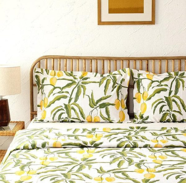 Buy Duvet Covers - Mango Mania Duvet Cover- Yellow at Vaaree online