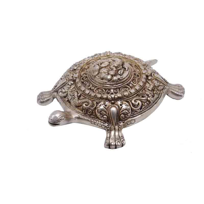 Buy Turtling Brass Idol Festive Accents from Vaaree