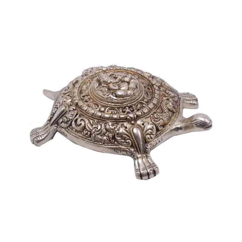 Buy Turtling Brass Idol Festive Accents from Vaaree