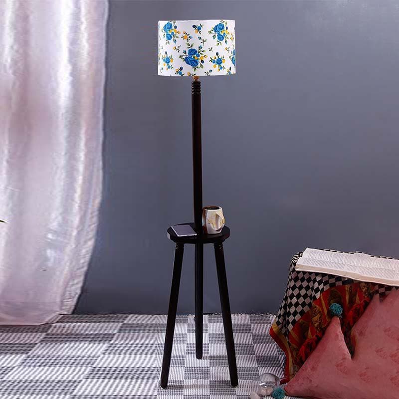 Floor Lamp - Azure Dayflower Floor Lamp