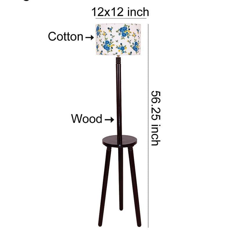 Buy Azure Dayflower Floor Lamp Floor Lamp from Vaaree