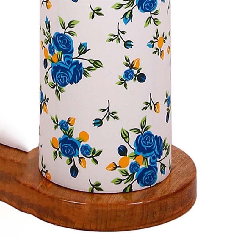 Floor Lamp - Blue Flora Pillar Lamp