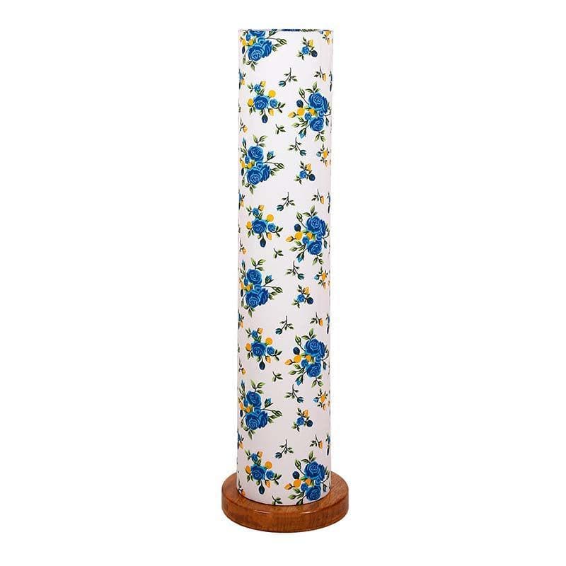 Floor Lamp - Blue Flora Pillar Lamp