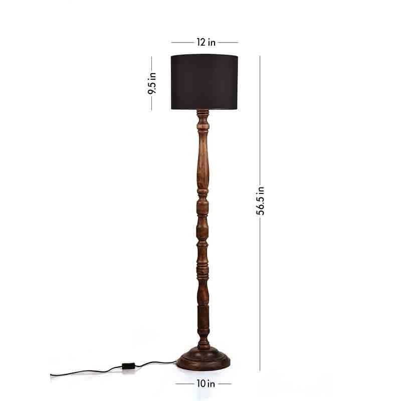 Buy Braided Floor Lamp - Black Floor Lamp from Vaaree