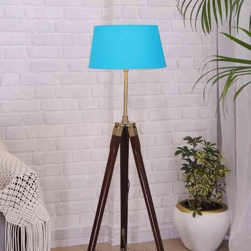 Buy Chouette Tripod Floor Lamp - Blue Floor Lamp from Vaaree