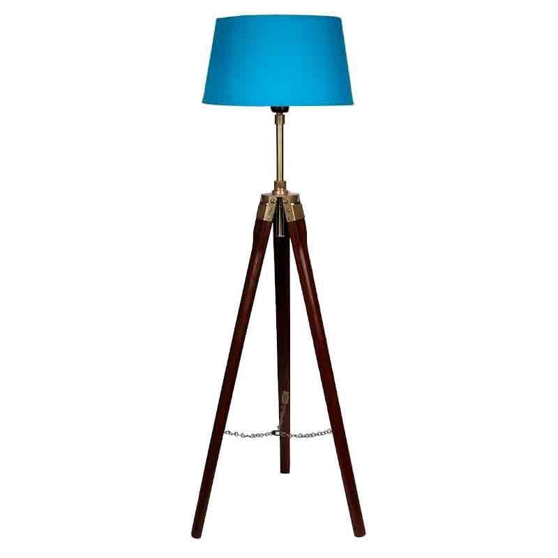 Buy Chouette Tripod Floor Lamp - Blue Floor Lamp from Vaaree