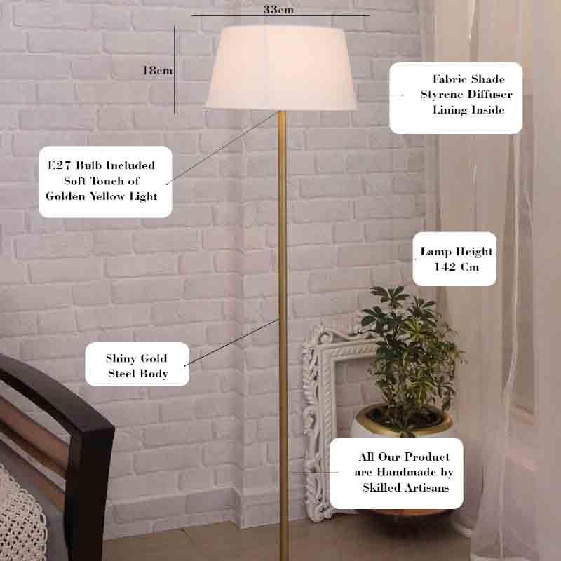 Buy Classic Chic Antique Stand Floor Lamp - Black Floor Lamp from Vaaree