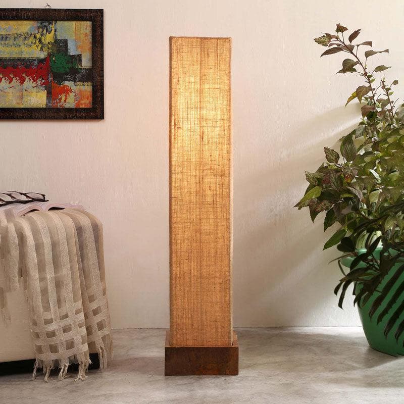 Buy Eclipse Floor Lamp - Beige Floor Lamp from Vaaree