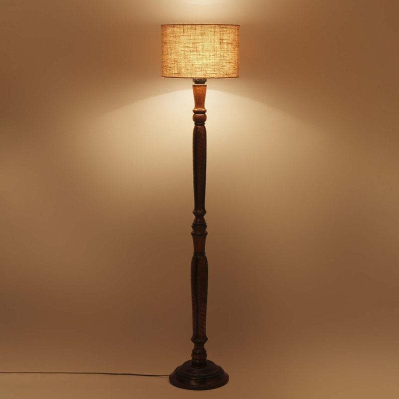 Buy Old School Floor Lamp - Beige Floor Lamp from Vaaree