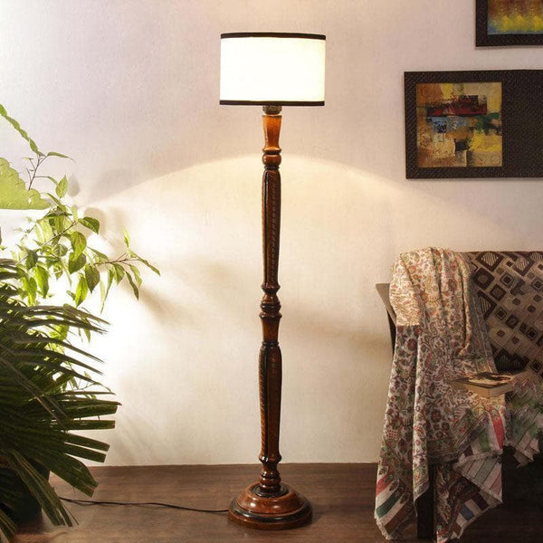 Floor Lamp - Old School Floor Lamp - White