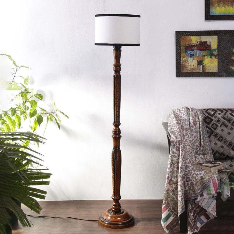 Buy Old School Floor Lamp - White Floor Lamp from Vaaree