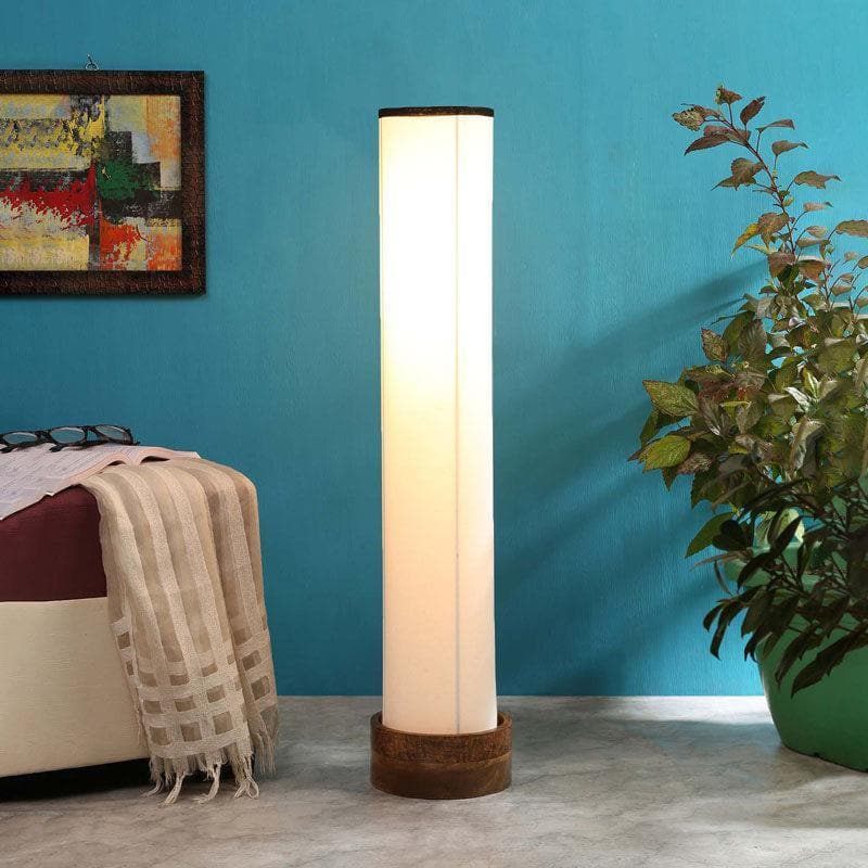 Floor Lamp - Pillar Floor Lamp - Milk White