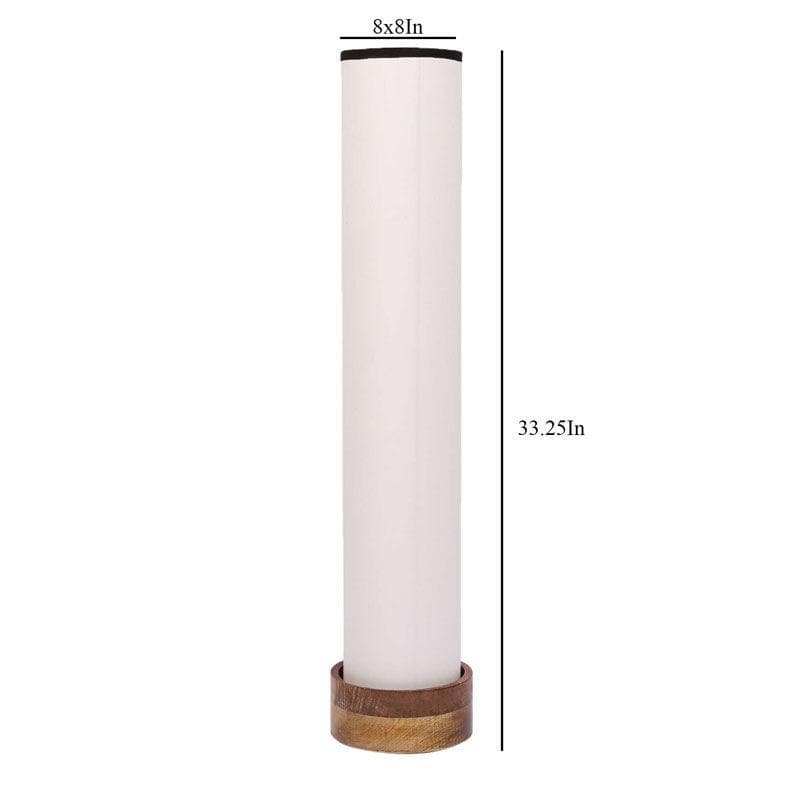 Floor Lamp - Pillar Floor Lamp - Milk White