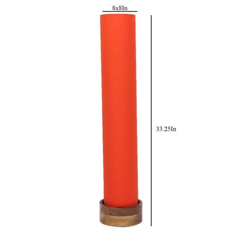 Floor Lamp - Pillar Floor Lamp - Orange