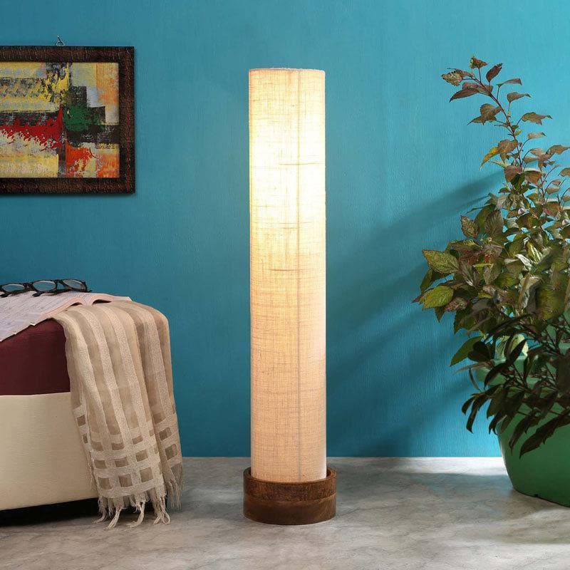 Buy Floor Lamp - Pillar Floor Lamp - White at Vaaree online