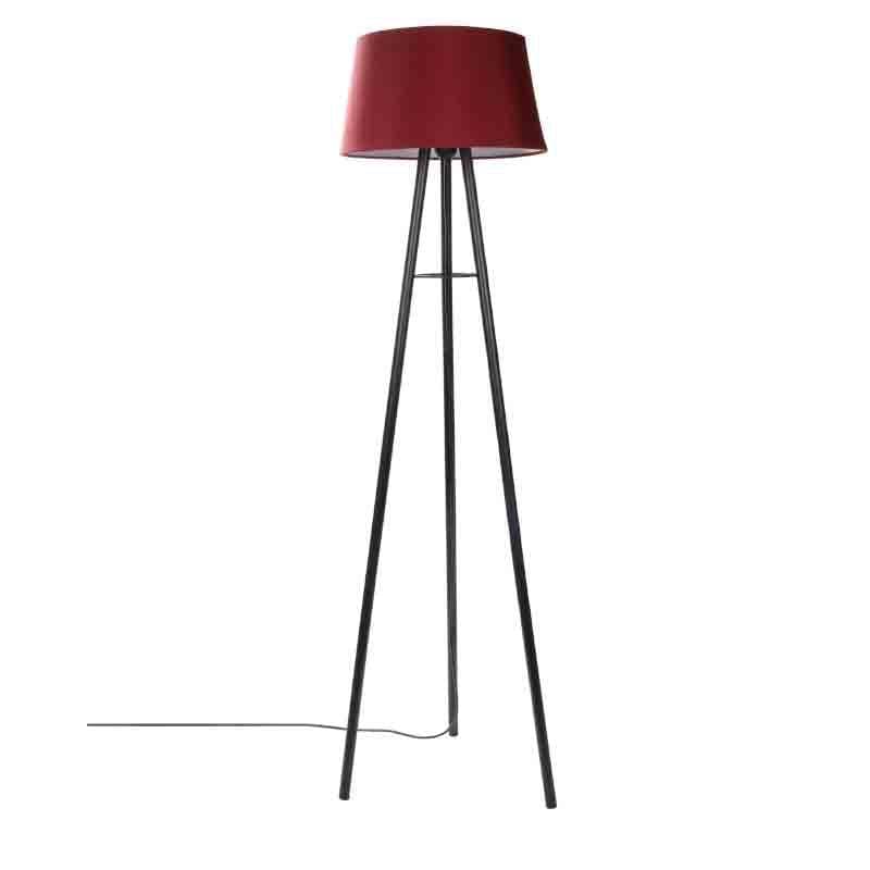 Buy Sleekie Tripod Floor Lamp - Maroon Floor Lamp from Vaaree