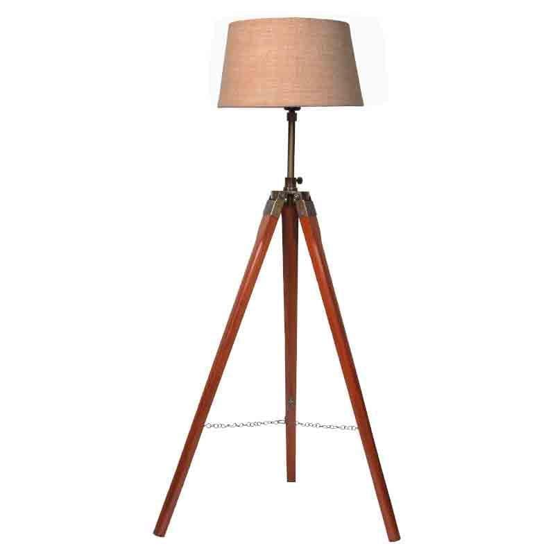 Buy Tall Tales Tripod Floor Lamp - Beige Floor Lamp from Vaaree