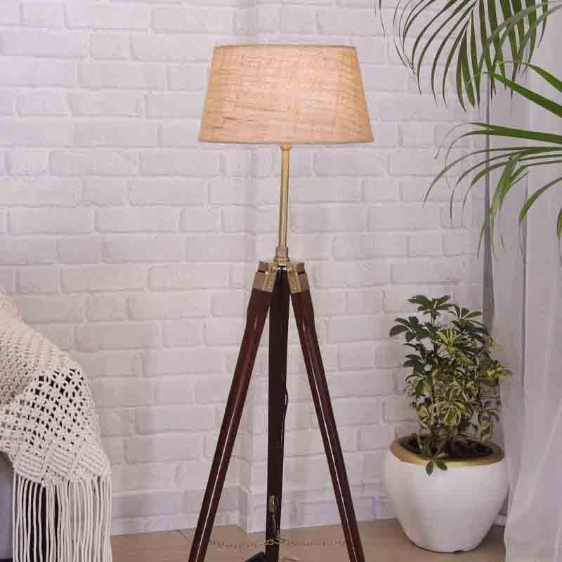 Buy Tall Tales Tripod Floor Lamp - Beige Floor Lamp from Vaaree