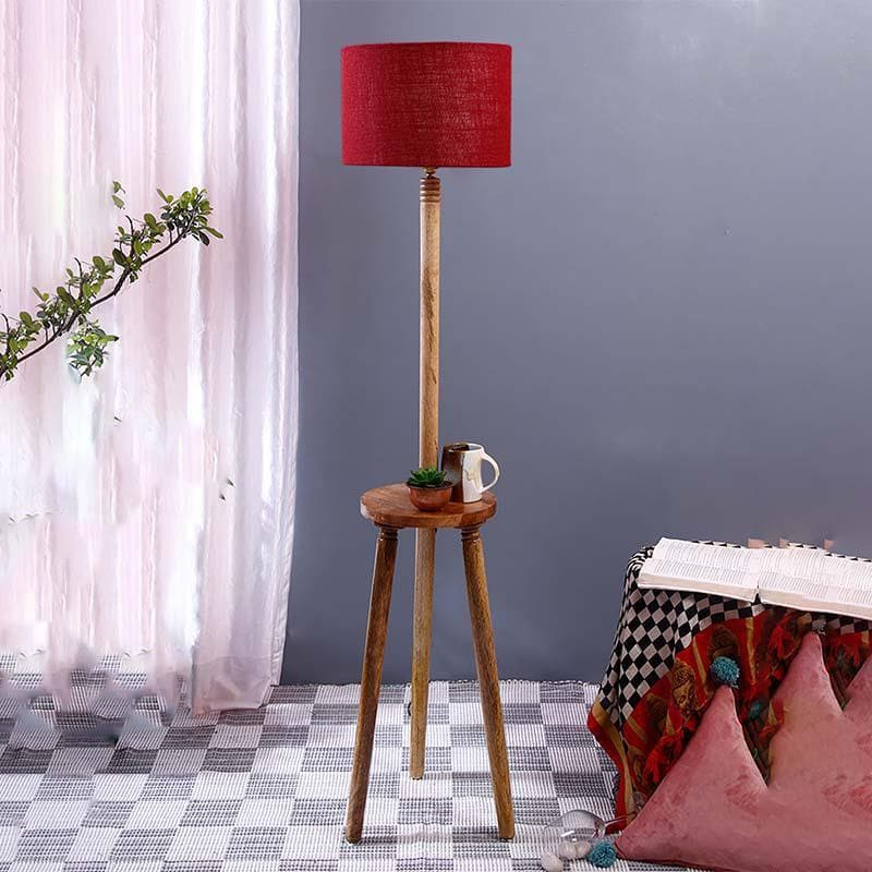 Floor Lamp - Tripod Floor Lamp - Red