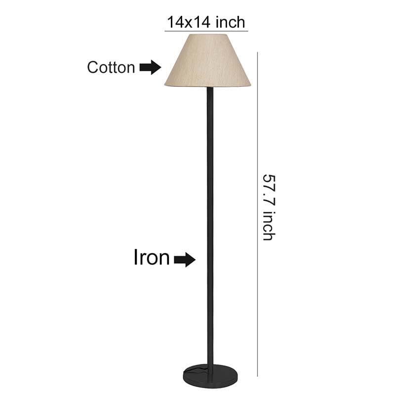 Floor Lamp - White Hut Floor Lamp