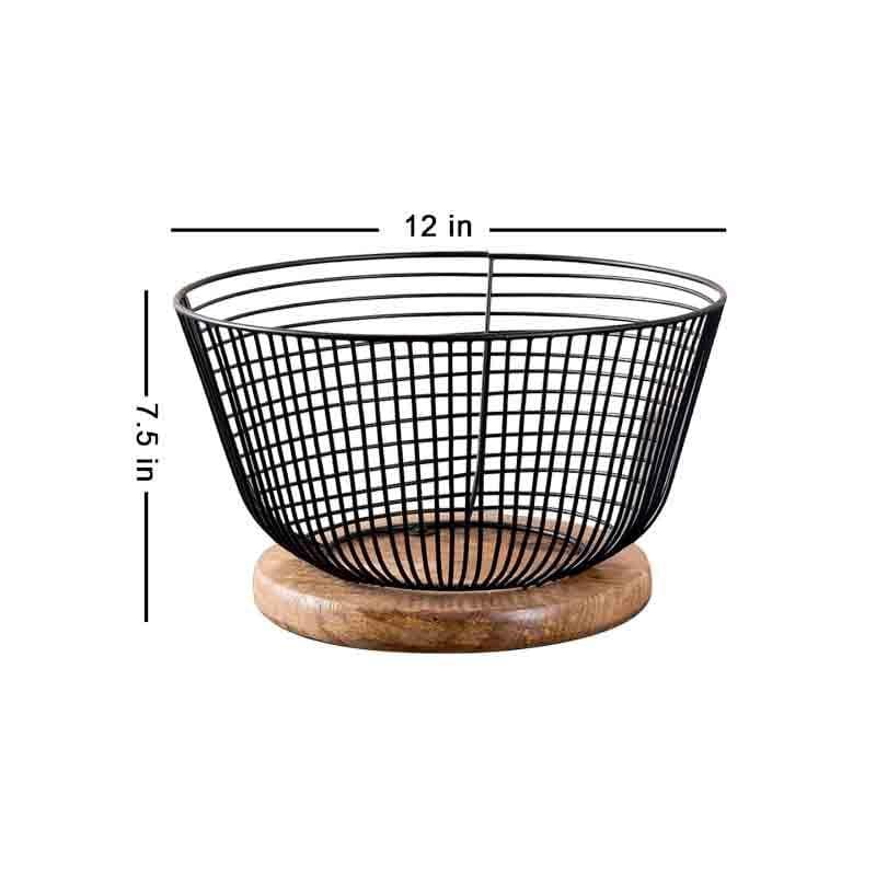 Buy Dome Mesh Basket With Base Fruit Basket from Vaaree