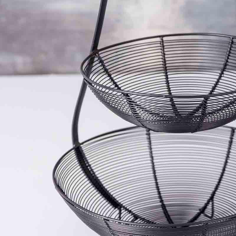 Fruit Basket - Layered Wire Basket