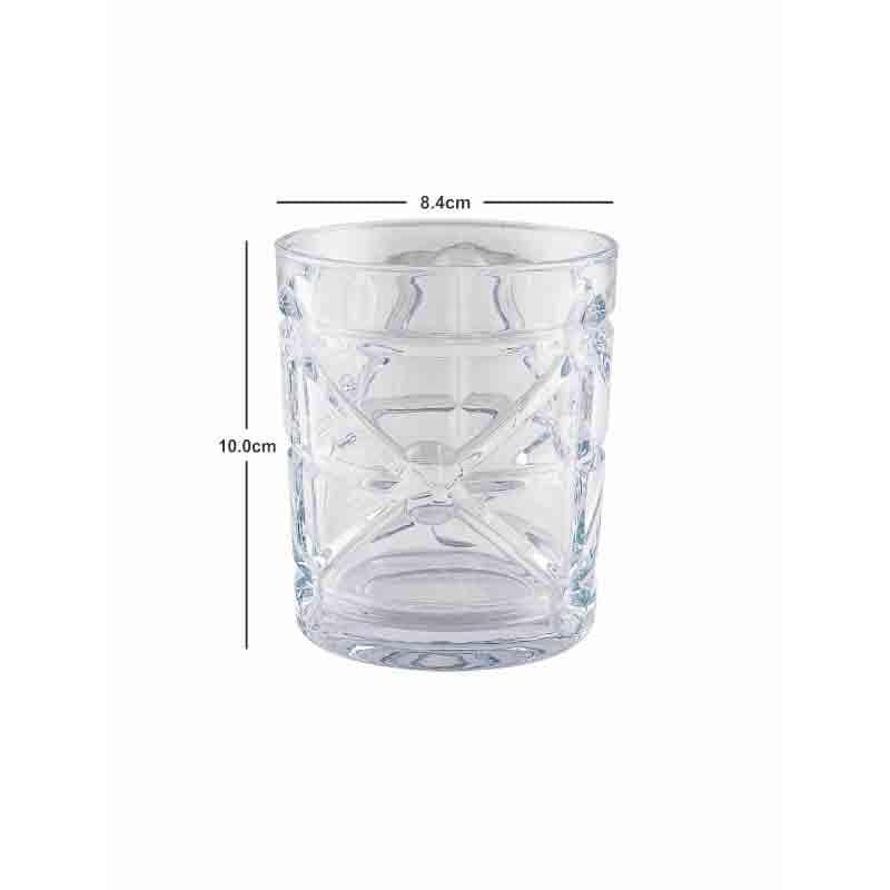 Buy Billy Whiskey Glass(280 ml ) - Set of Six Scotch & Whiskey Glasses from Vaaree